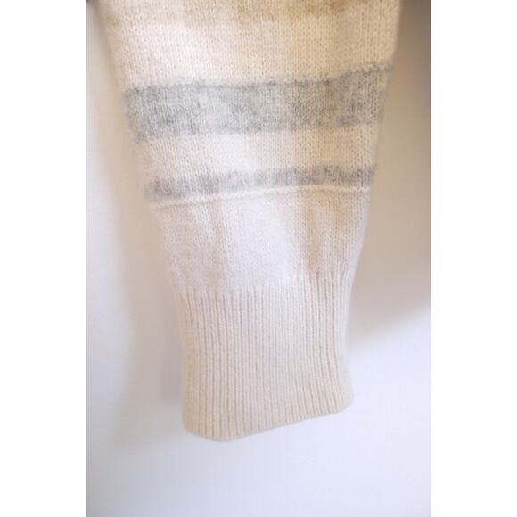 THE WHITE COMPANY LONDON Responsible Wool Funnel Neck Stripe Sweater L $185 - Picture 7 of 8